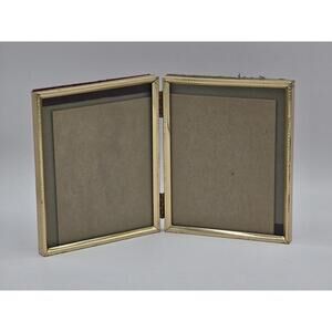Double Gold Metal Frame